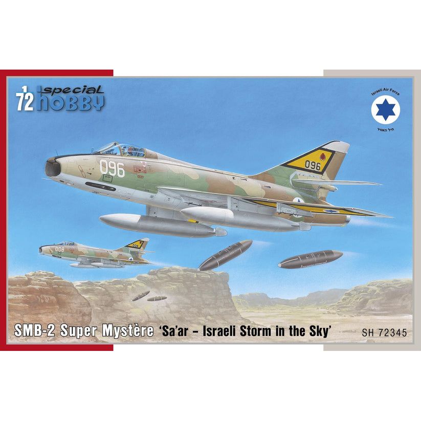 SPECIAL HOBBY 1/72 SMB-2 Super Mystère 'Sa'ar – Israeli Storm in the Sky' Plastic Model Kit