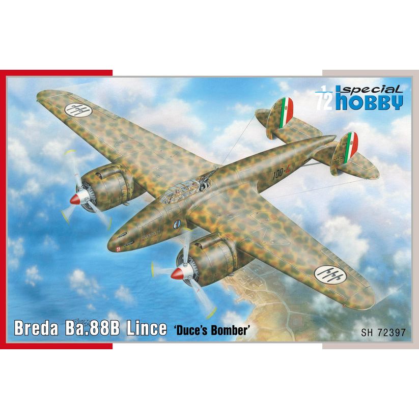SPECIAL HOBBY 1/72 Breda Ba.88B Lince 'Duce's Bomber' Plastic Model Kit