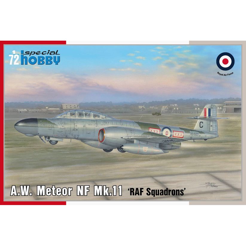 SPECIAL HOBBY 1/72 A.W. Meteor NF Mk.11 'RAF Squadrons' Plastic Model Kit