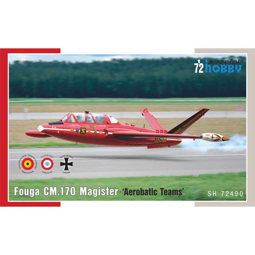 SPECIAL HOBBY 1/72 Fouga CM.170 Magister ‘Aerobatic Teams’ Plastic Model Kit