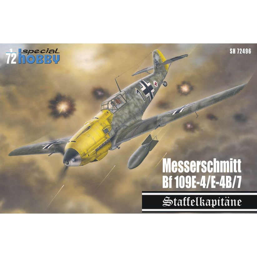 SPECIAL HOBBY 1/72 Messerschmitt Bf 109E-4/7 ‘Staffelkapitäne’ Plastic Model Kit