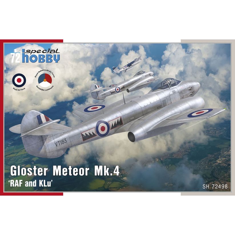 SPECIAL HOBBY 1/72 Gloster Meteor Mk.4 Plastic Model Kit