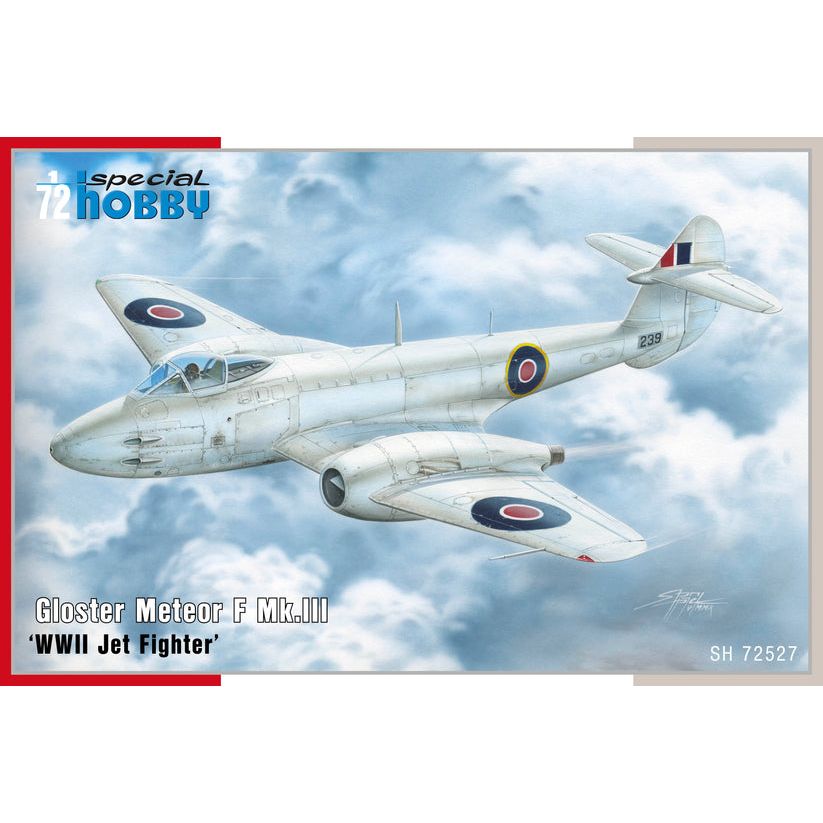 SPECIAL HOBBY 1/72 Gloster Meteor F Mk.III ‘WWII Jet Fighter’ Plastic Model Kit