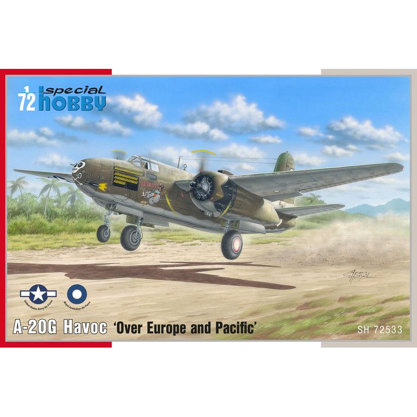 SPECIAL HOBBY 1/72 A-20G Havoc ‘Over Europe and Pacific’ Plastic Model Kit *Aust Decals*