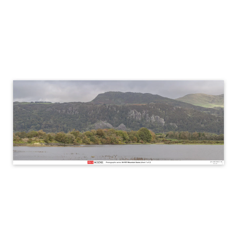 PECO Mountain Scene Photographic Backscene