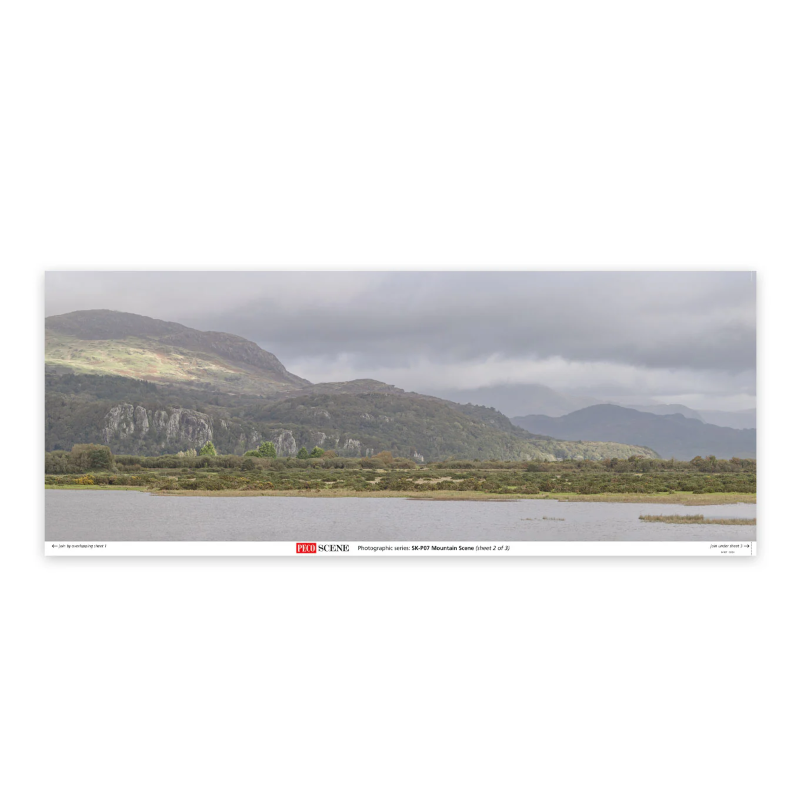 PECO Mountain Scene Photographic Backscene