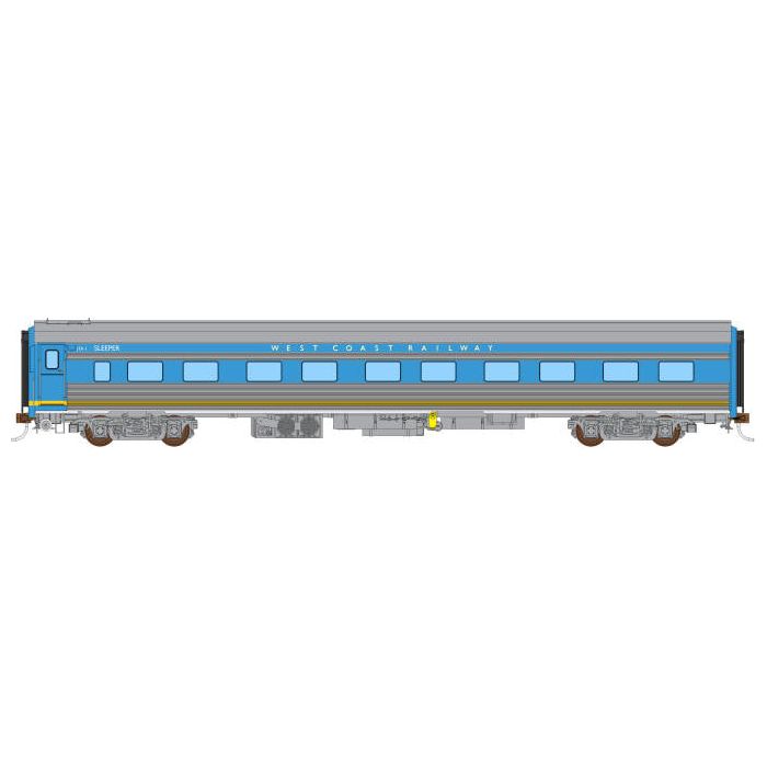 AUSCISION HO Sleeping Car, WCR "Nomuldi" Blue/Grey (2000-2004) - Single Car