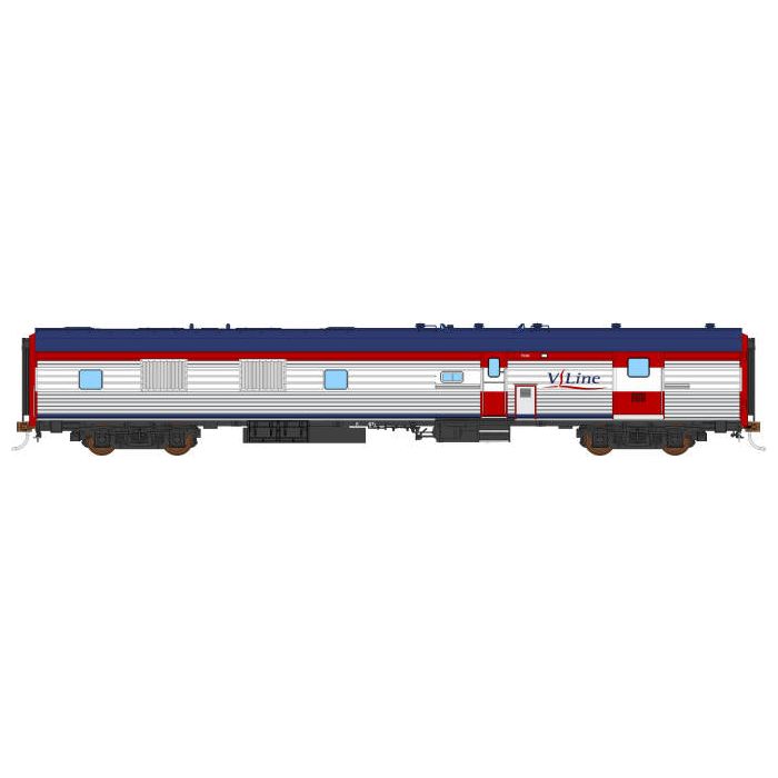 AUSCISION HO Power Van, V/Line Passenger MK2, Red/Blue/White (2007-2009) - Single Car