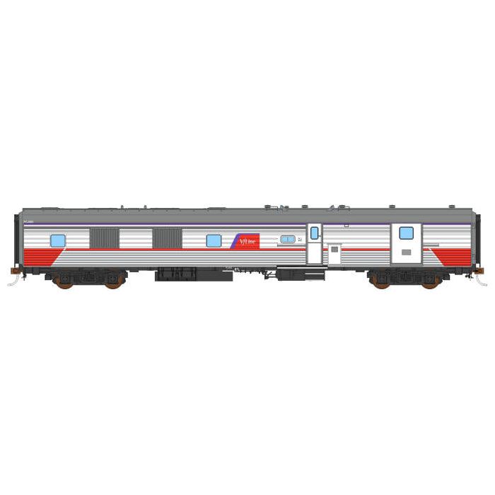 AUSCISION HO Power Van, V/Line Passenger MK3, Red/White/Purple (2009-2016) - Single Car