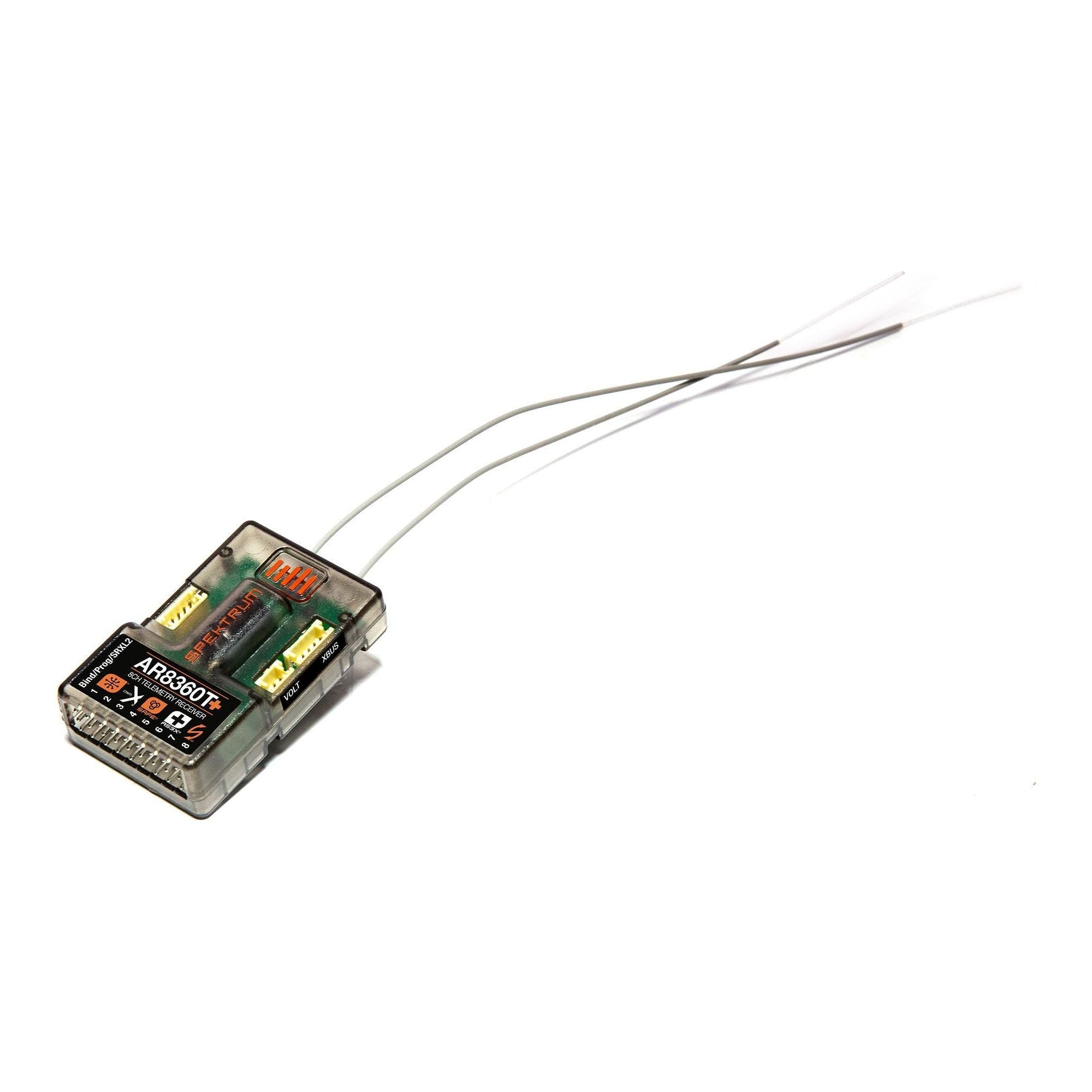 Spektrum AR8360T+ 8ch Air Receiver with AS3X+, SAFE Technology and Telemetry, SPM-1033