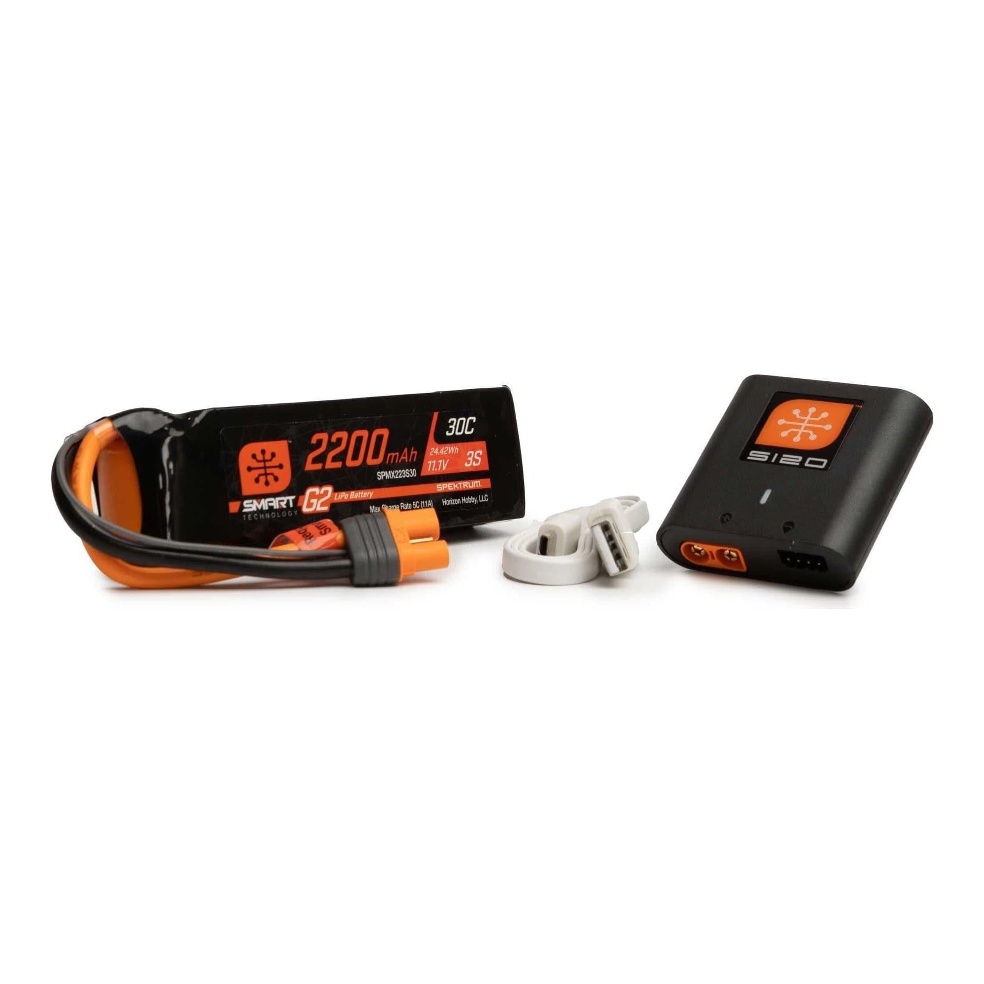 SPEKTRUM Smart G2 Air Powerstage Bundle with 2200mah 3S LiPo and USB Charger