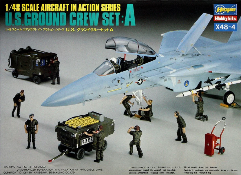 HASEGAWA 1/48 U.S. GROUND CREW SET A