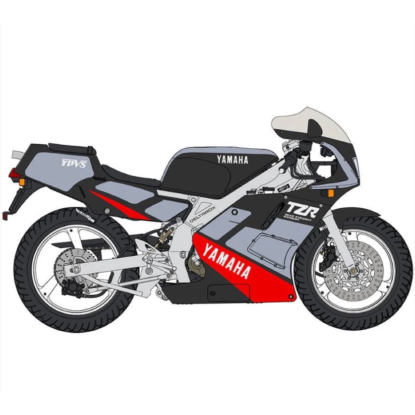 HASEGAWA 1/12 Yamaha TZR250 (3MA) EARLY VERSION (1989) V-MAX BLUE/STAR SILVER