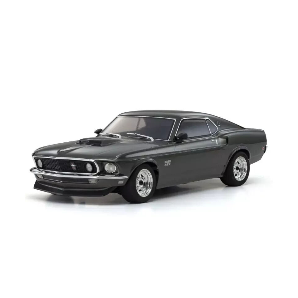 KYOSHO 1/10 Fazer Mk2 1969 Ford Mustang Boss 429 Black Jade FZ02 4WD Electric Car Readyset