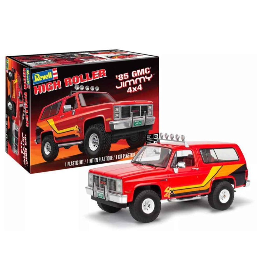 REVELL 1/25 1985 GMC JIMMY 4X4 HIGH ROLLER