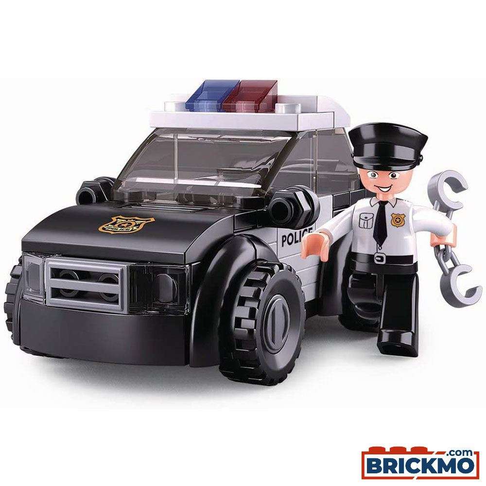 SLUBAN Police Car 88pcs