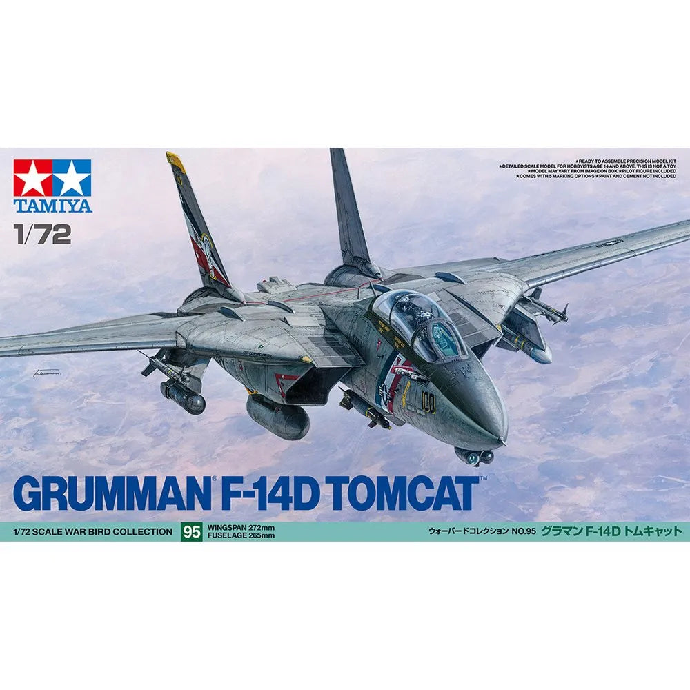 TAMIYA 1/72 Grumman F-14D Tomcat War Bird Collection