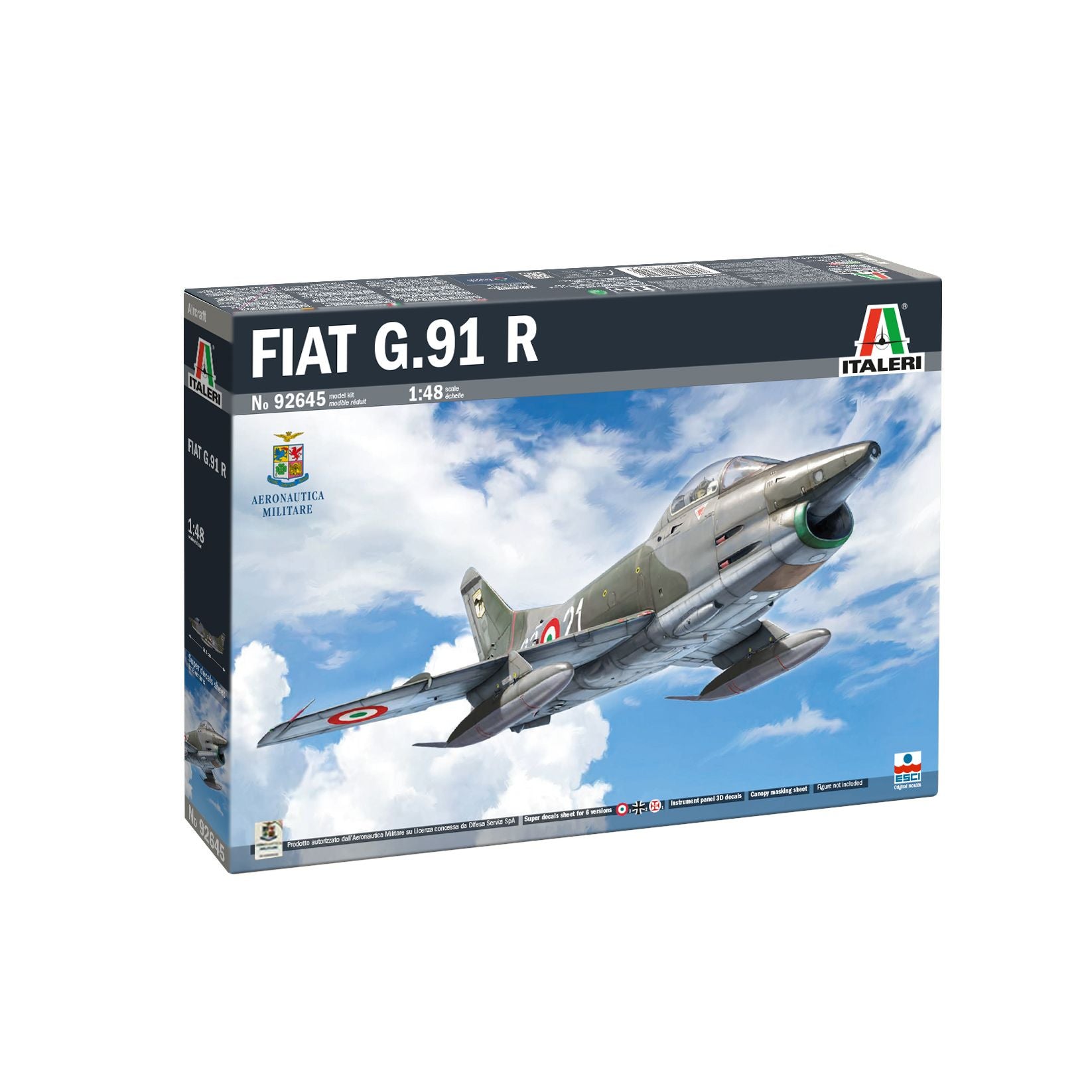 ITALERI 1/48 G.91 R1/R3 "Gina"-Back Again - New Decal Edition