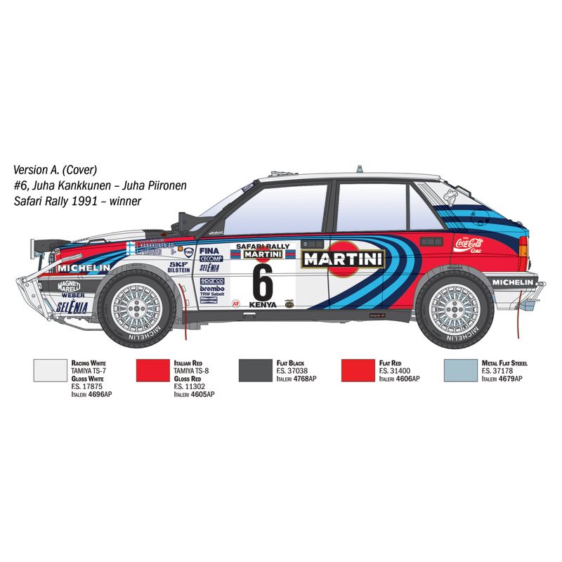 ITALERI 1/12 Lancia Delta Integrale Safari 16v