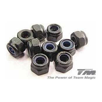 Team Magic 3mm Steel Locknut (10)