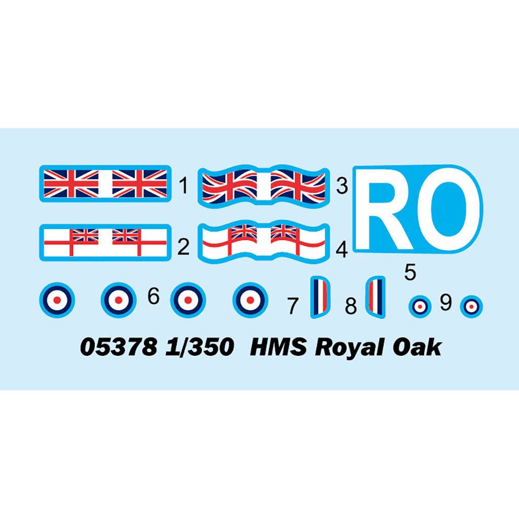 TRUMPETER 1/350 HMS Royal Oak Plastic Model Kit