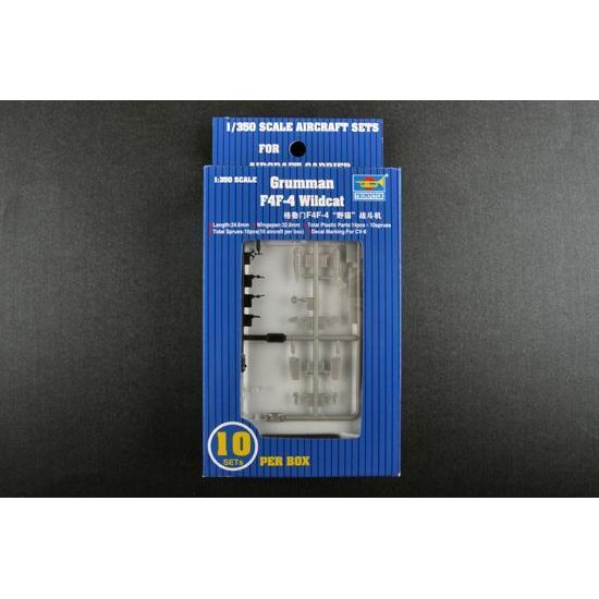 Trumpeter 1/350 F4F4 Wildcat (10pcs./box)