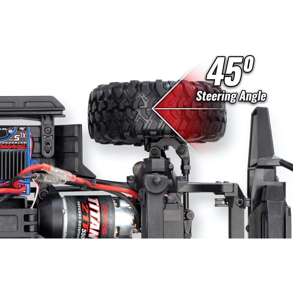 TRAXXAS 1/10 TRX-4 Scale & Trail Crawler Land Rover Defender - Black