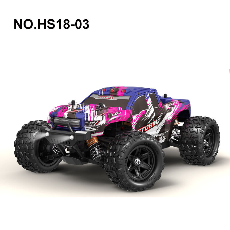 TORNADO 1/18 4WD RTR High speed truck Storm 2.4g 36KM 20 Minute runtime Pink/Purple Body V2 2026