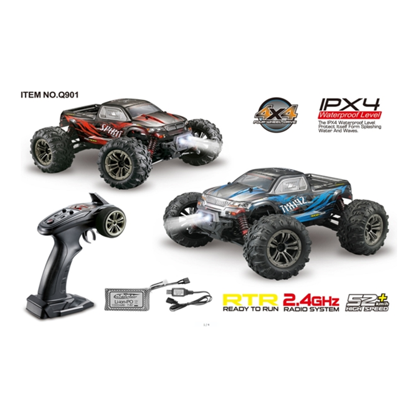 TORNADO RC 1/16 Brushless 4WD Ready to Run Monster Truck 52klm Top Speed