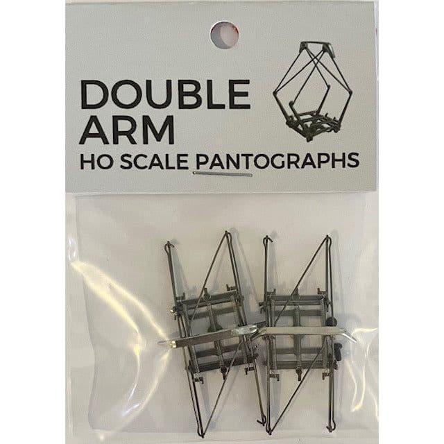 THE TRAIN GIRL HO Pantographs - Double Arm