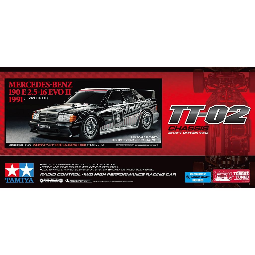 TAMIYA 1/10 RC Mercedes-Benz 190 E 2.5-16