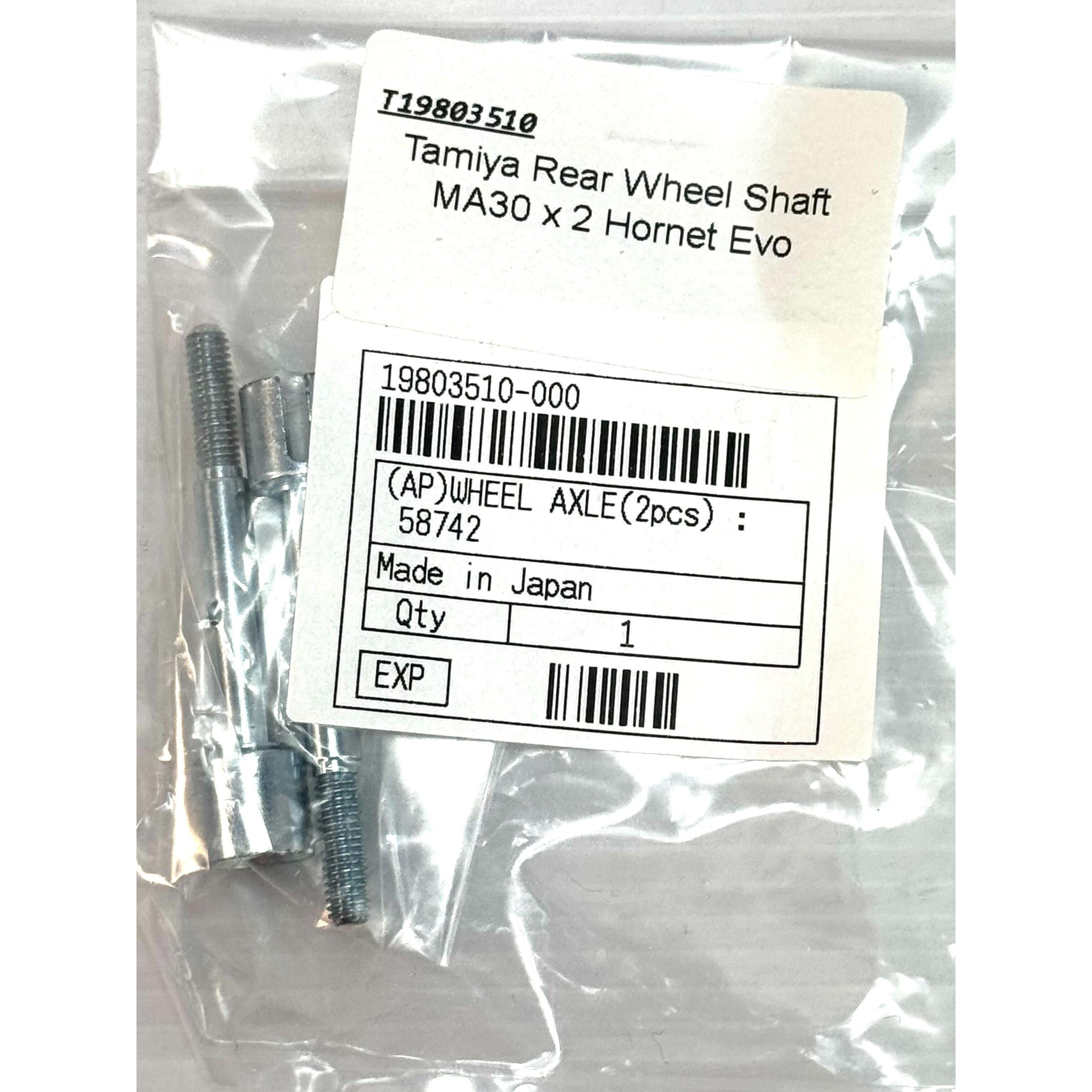 Tamiya Rear Wheel Shaft MA30 x 2 Hornet Evo