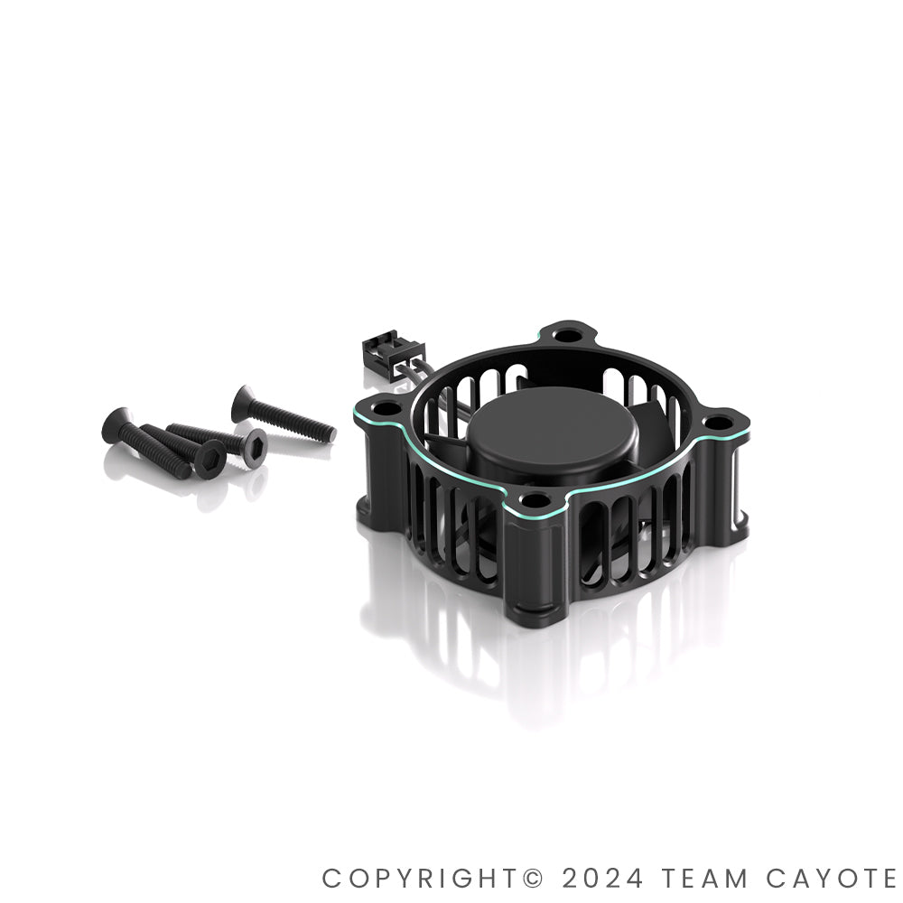 CAYOTE Crest X/X Evo Aluminum 25x25x10mm Cooling Fan w/Micro Plug (Aurora Green)