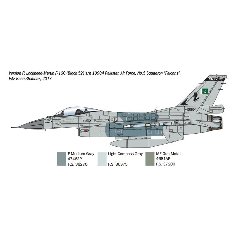ITALERI F-16C Fighting Falcon (War Thunder Series)