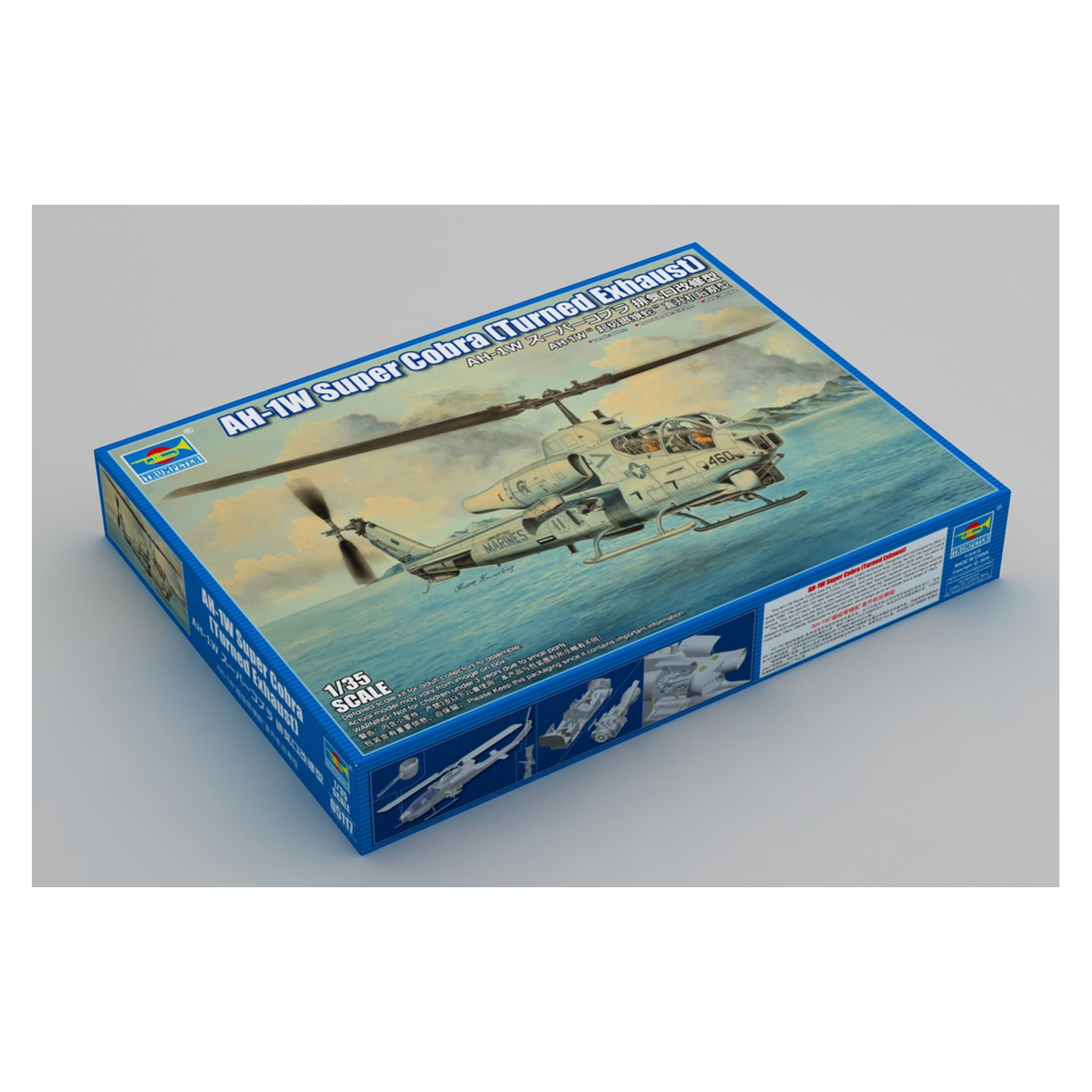 TRUMPETER 1/35 AH-1W Super Cobra (Turned Exhaust) Plastic Model Kit
