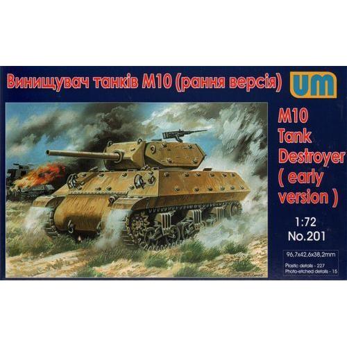 UM-MT 1/72 M10 Tank destroyer (early version) Plastic Model Kit