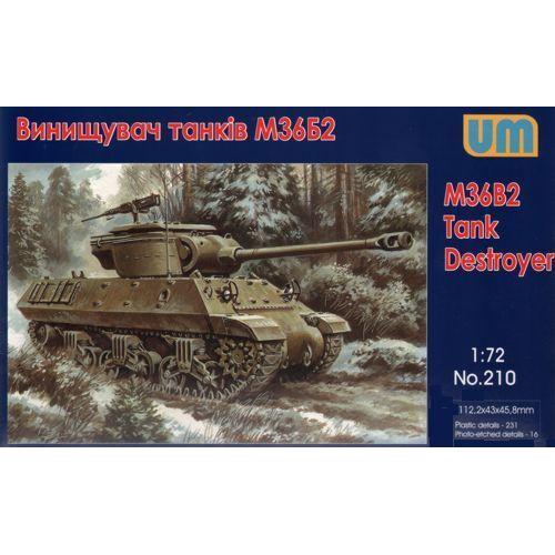 UM-MT 1/72 M36B2 Tank destroyer Plastic Model Kit