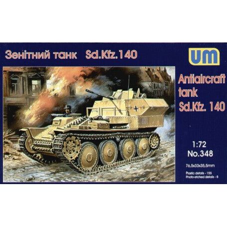 UM-MT 1/72 Antiaircraft Tank Sd.Kfz 140 Plastic Model Kit