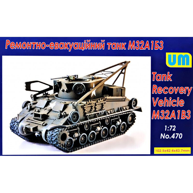 UM-MT 1/72 M32A1B3 Tank Recovery Vehicle Plastic Model Kit