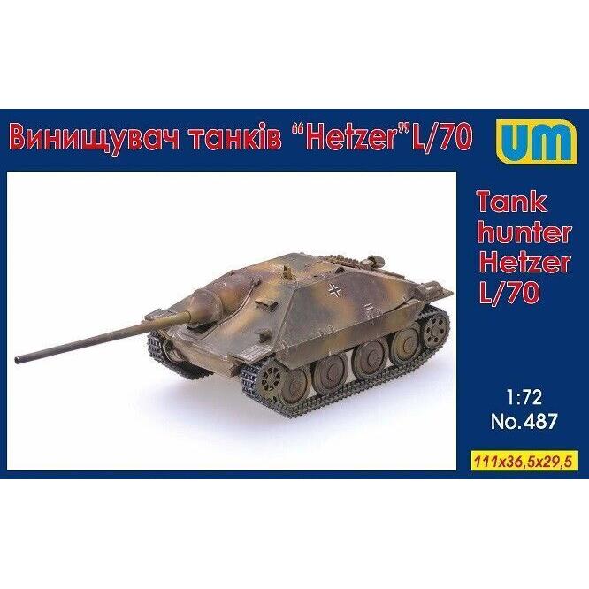 UM-MT 1/72 Tank hunter Hetzer L/70 Plastic Model Kit