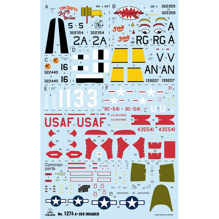 ITALERI A-26B Invader (New Decals Edition)