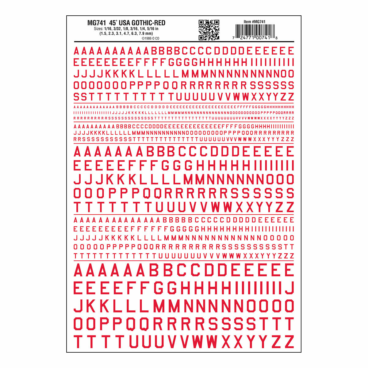 WOODLAND SCENICS 45 USA Gothic Red