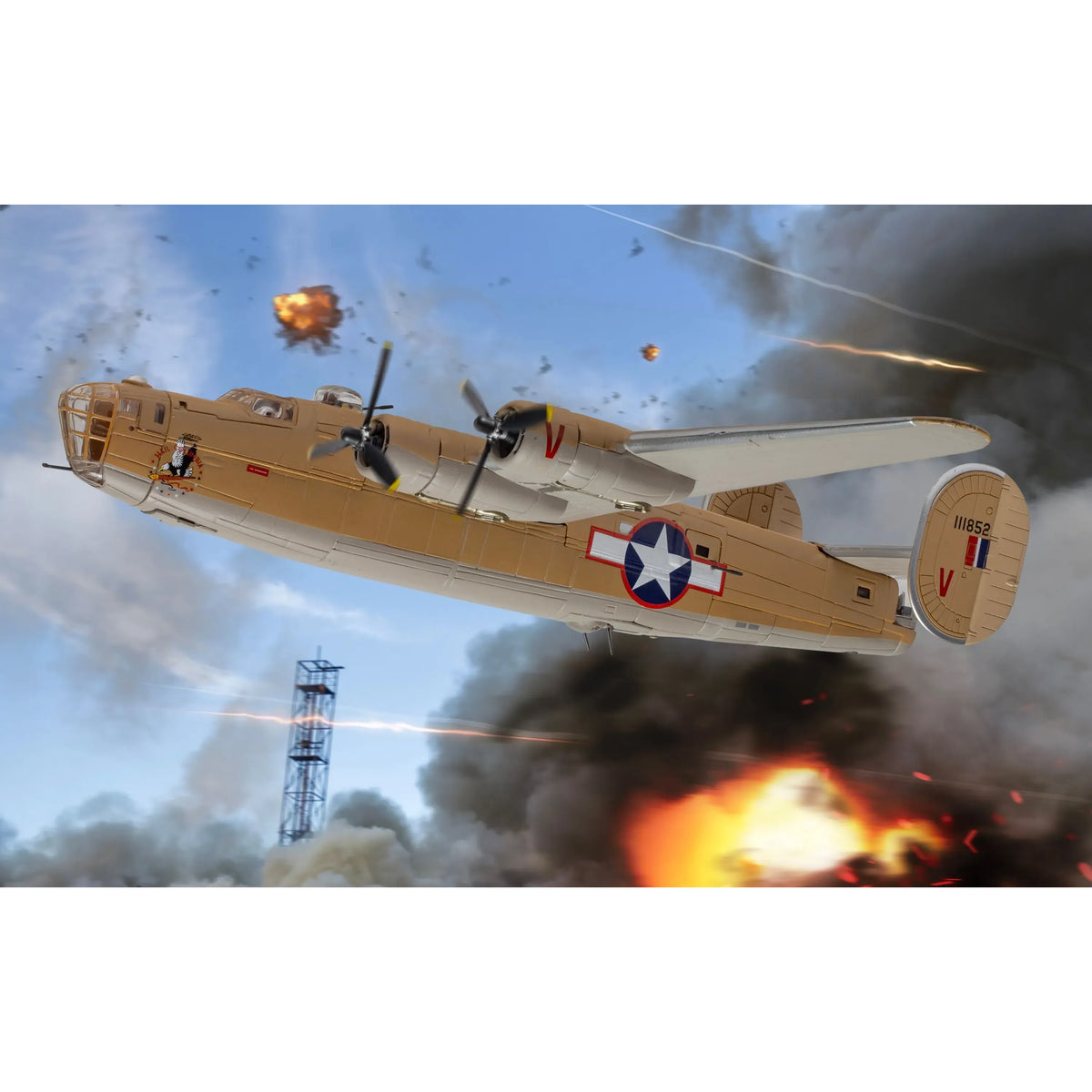 CORGI 1/72 Consolidated B-24D Liberator - 41-11825 - 'HAIL COLUMBIA' - COL. JOHN R. KANE