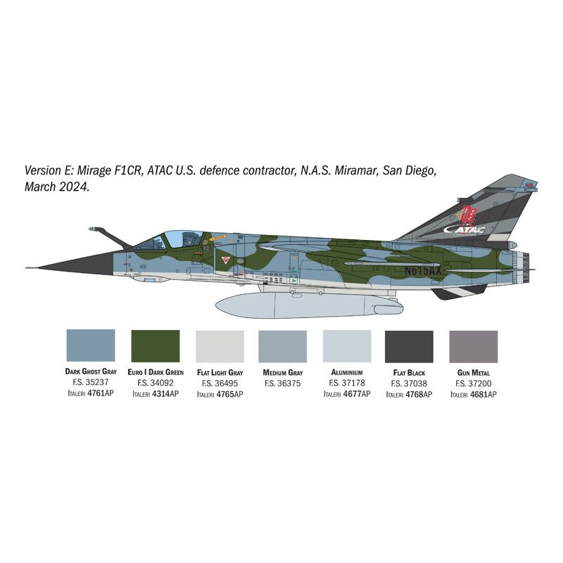 ITALERI Mirage F.1 (Super Decal Sheet)