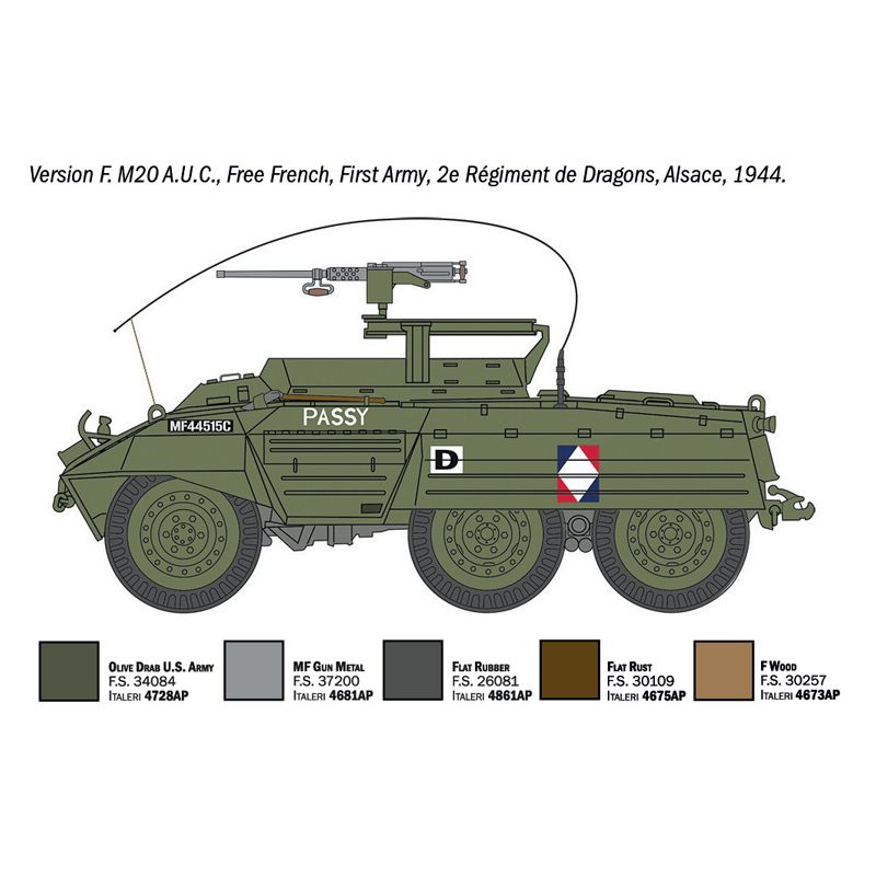 ITALERI 1/72 M8 Greyhound / M20