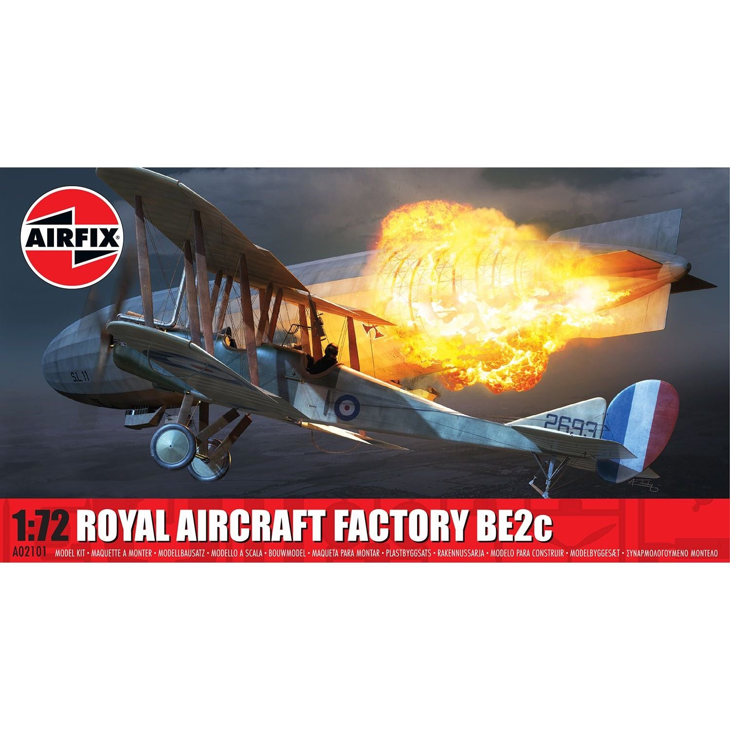 Airfix Royal Aircraft Factory BE2c