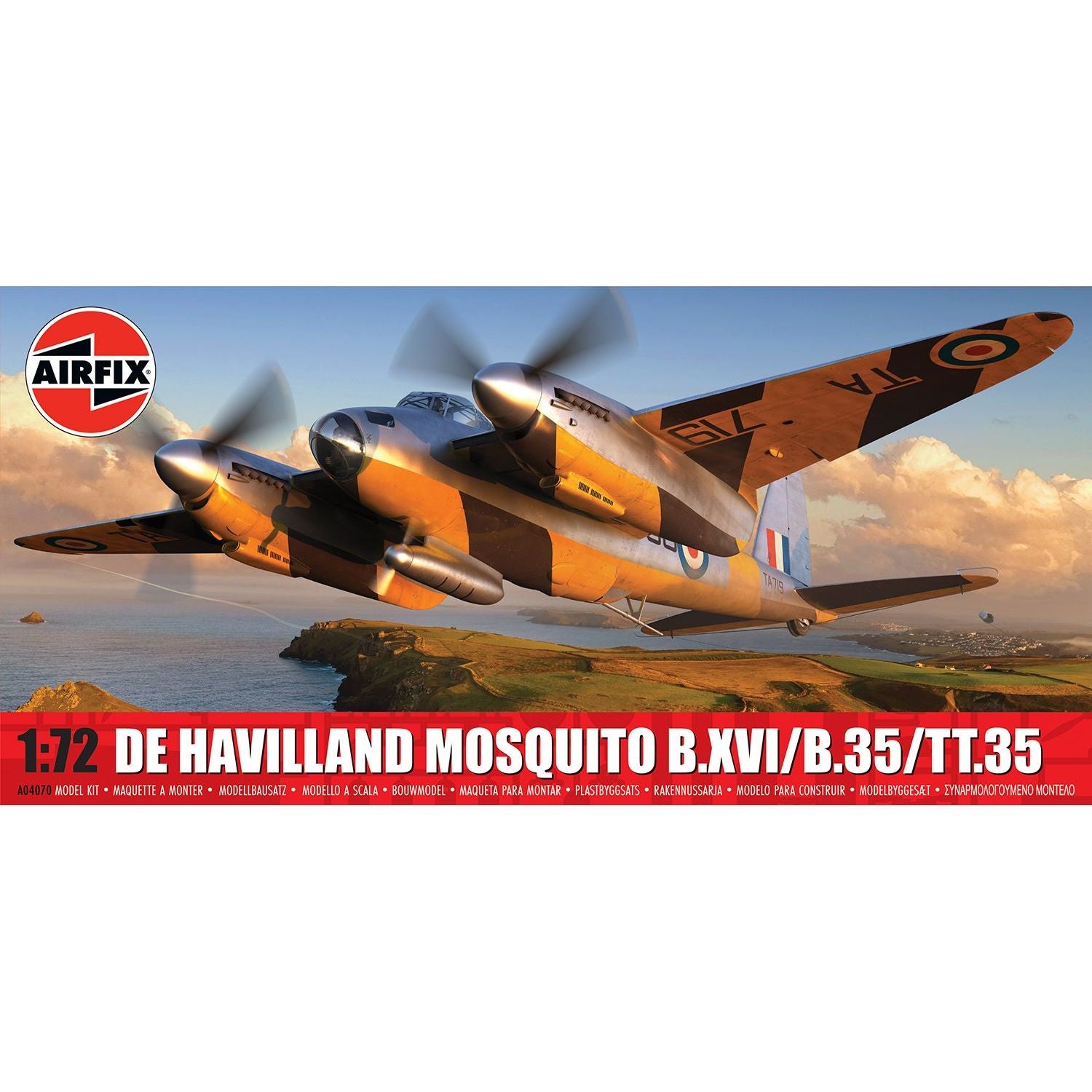 Airfix 1/72 de Havilland Mosquito B.XVI / B.35 / TT.35 - Includes 21 New Parts!
