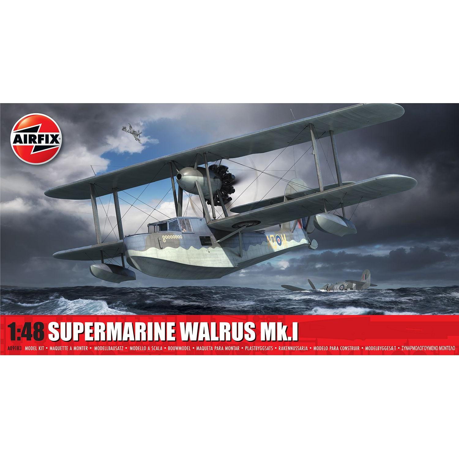 AIRFIX 1/48 SUPERMARINE WALRUS MK.1 Inc Aust Decals