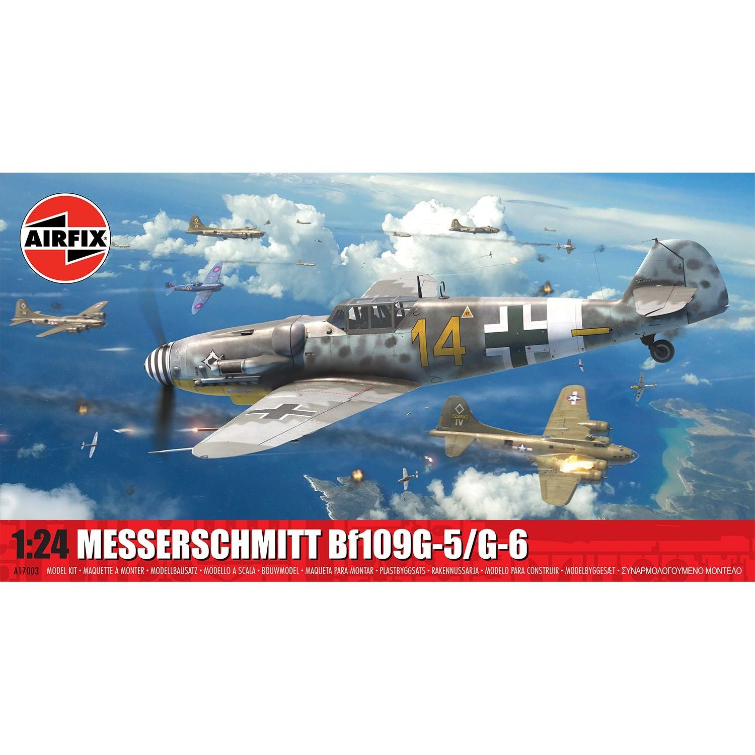 AIRFIX 1/24 Messerschmitt Bf109G-5/G-6