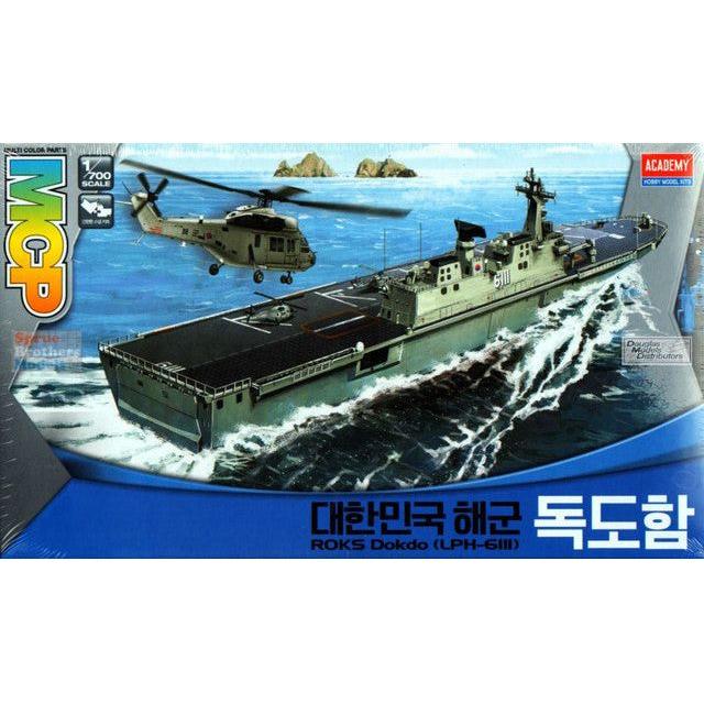 ACADEMY 1/700 Rok Navy Dokdo (LPH 6111 ) Aircraft Carrier